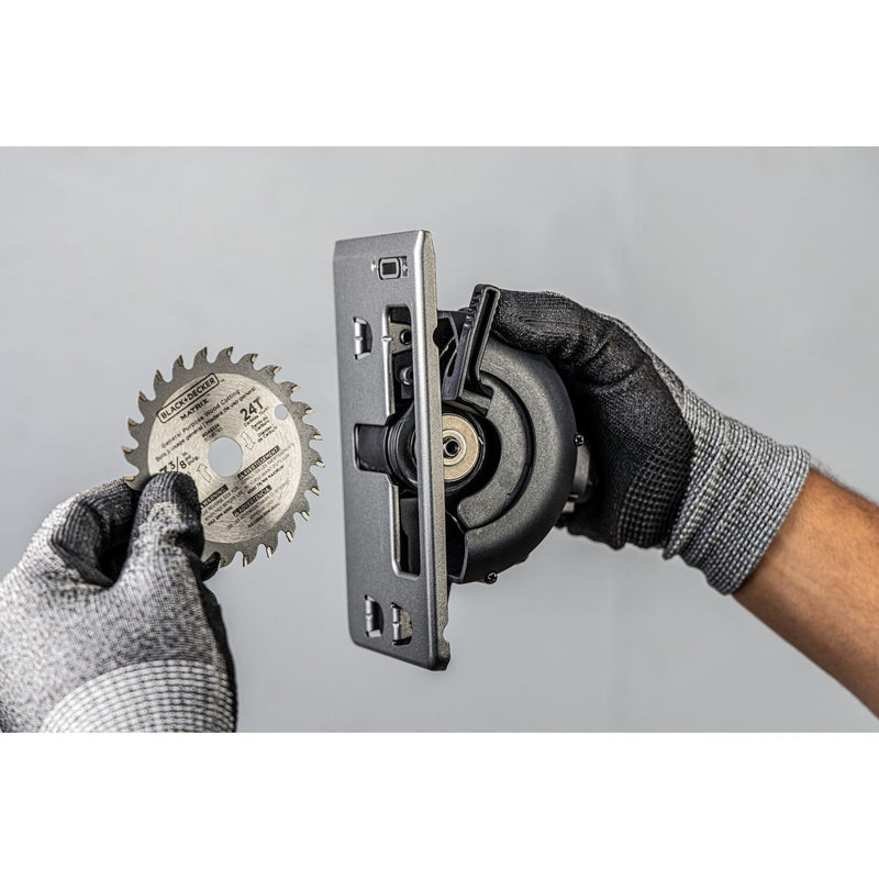 BLACK+DECKER MATRIX Trim Saw Attachment with 3-3/8 Inch Carbide Blade 24T (BDCMTTS)