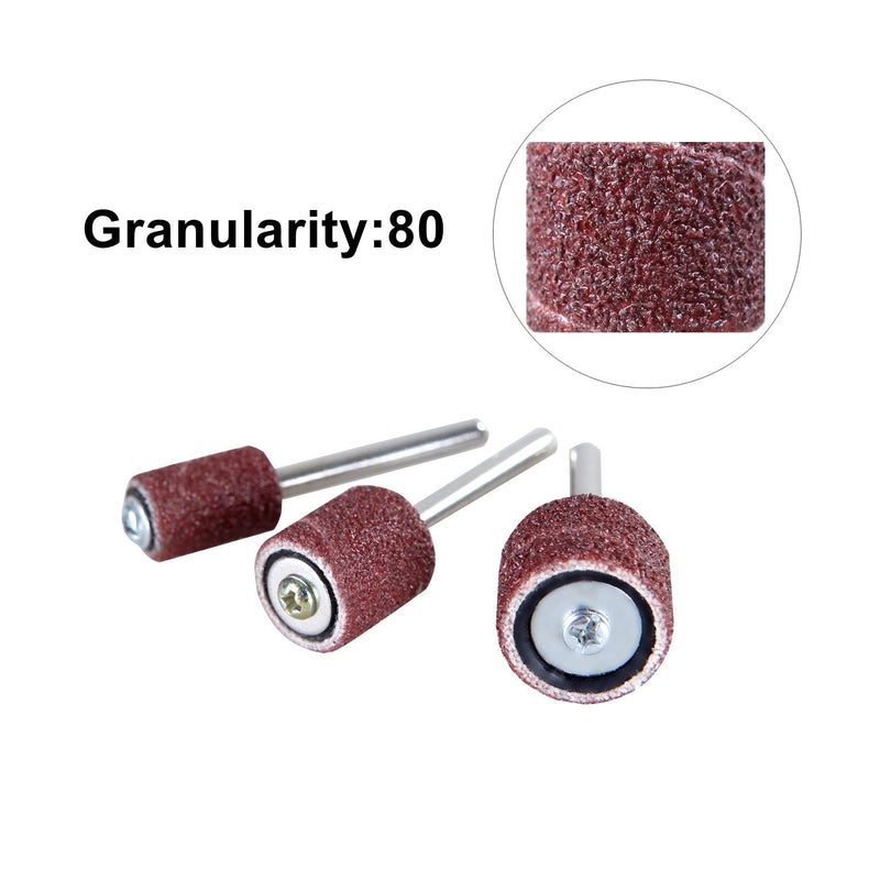 Sanding accessories drum sander, drum sanding (132 pieces) perfect set with sanding belt covers and rubber drums