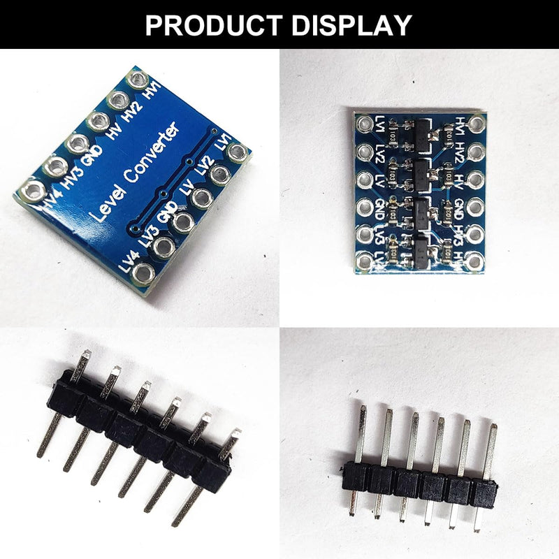 Level converter, level shifter, 15 pieces 4-channel level converter, bi directional level shifter, level shifter 3V 5V, level shifter 3V, level converter 5V, converter 4 channel level converter 3V to 5V