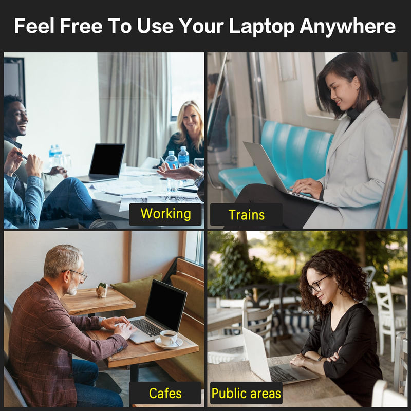 Laptop Privacy Screen 15.6 Inch 16:9 Aspect Ratio, Laptop Screen Privacy Shield Compatible With Lenovo Hp Dell Acer Asus Thinkpad Envy Xps, Removable Anti Glare Blue Light Computer Filter Protector Laptop 15.6 Inch 16:9