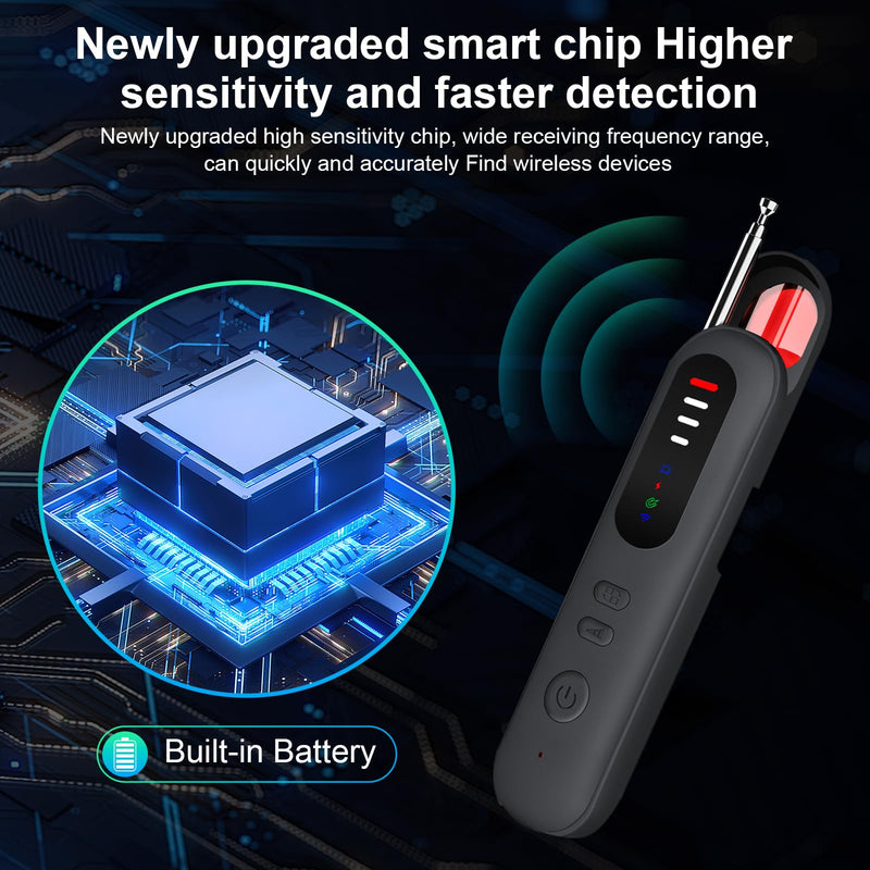 MDK Hidden Camera Detectors - Portable Hidden Camera Finder Hidden Device for Car, Home,Hotel,Travel, Office