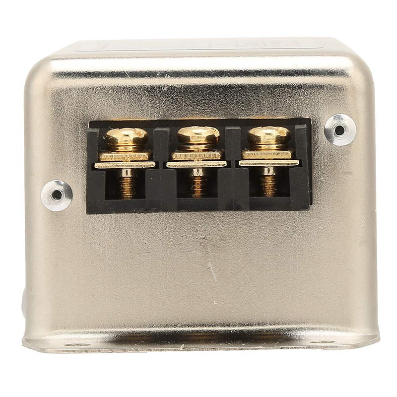 Telituny Power Filter-115V/250V 10A 50/60Hz Single Pole/Double Pole Single Phase Power Line EMI Filter Connector