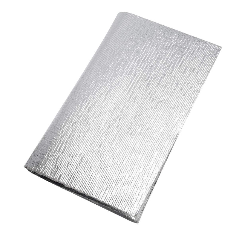 Aluminized Heat Shield Thermal Barrier Adhesive Backed Heat Sleeve (10'' X 24'') 10'' X 24''