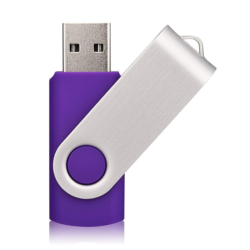 Aiibe 10 Pieces 32GB USB Flash Drive 10 Pack USB 2.0 Memory Stick Thumbdrives (Mix Colors : Black Blue Red Green Orange White Yellow Pink Purple Silver) 10 Mixed Colors