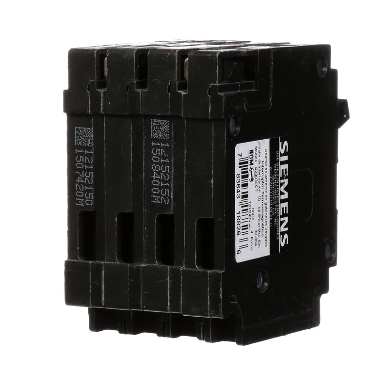 Siemens Q23030CT 30-Amp Double Pole Two 30-Amp Single Pole Circuit Breaker