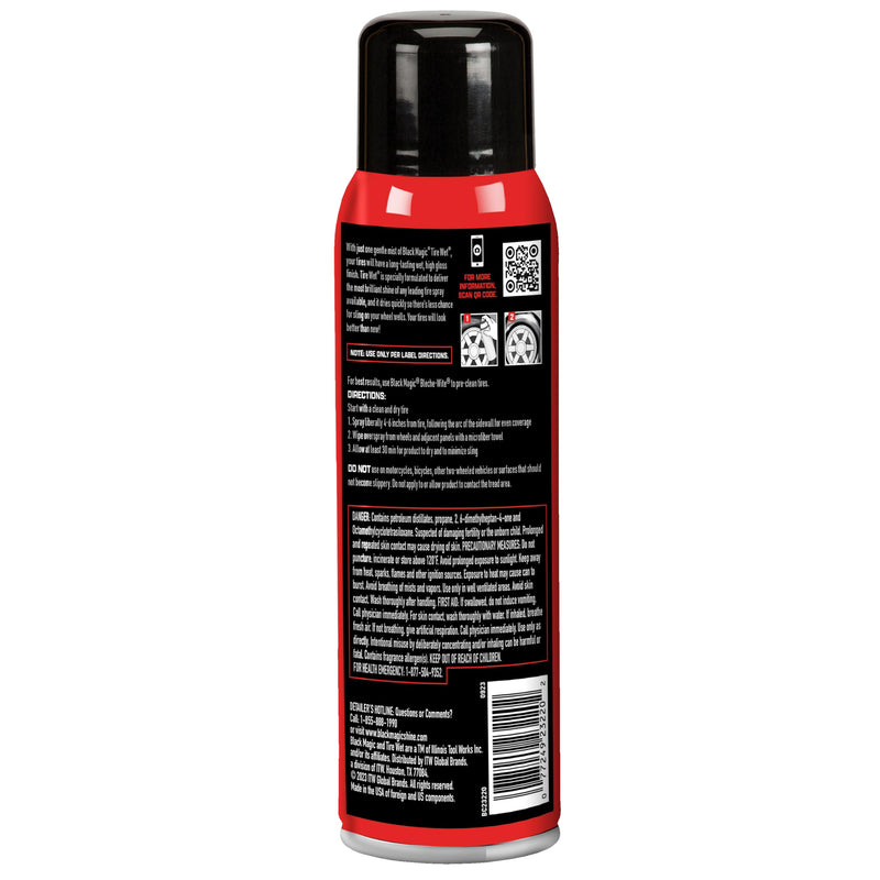 Black Magic BC23220 Tire Wet Spray, 14.5 oz. Pack of 1