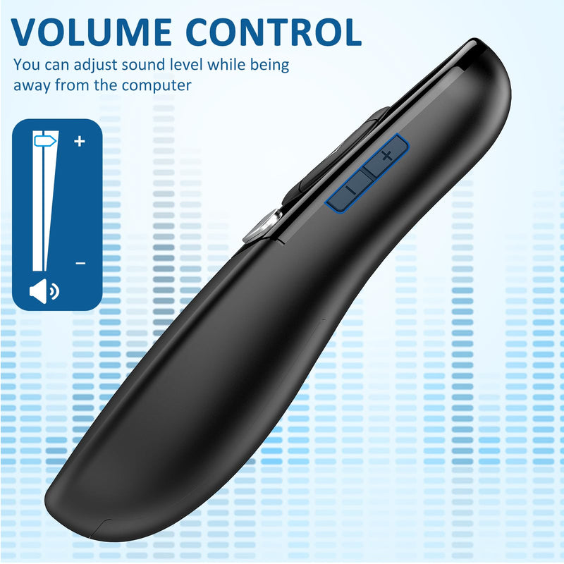 2IN1 Laser Pointer Digital Presentation Clicker on TV Screen w USB Flash Drive, Highlight Clicker for Powerpoint Presentation USB C A for Laptop MacBook Computer, PPT Clicker for Office Classroom Physical & Digital on TV