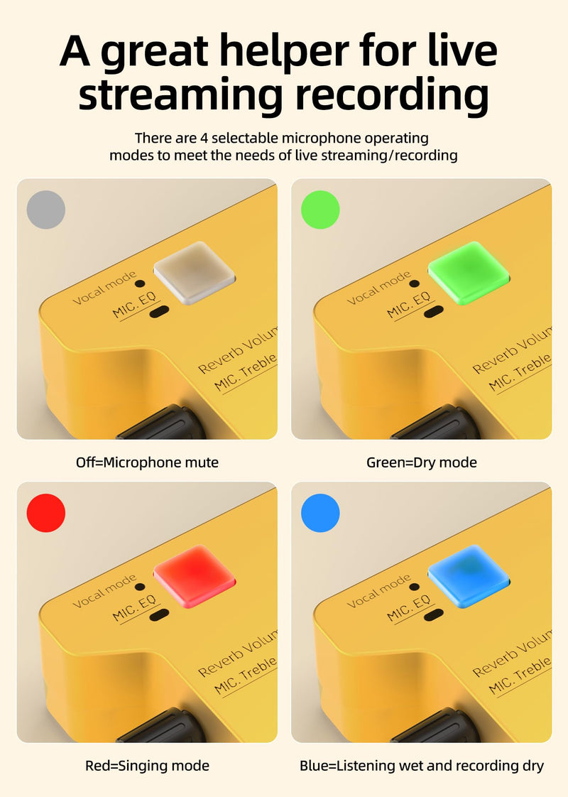 XOX K10 15TH live streaming audio interface for gaming recording bubbing teaching and k song. Stream sound card with 3.5/6.5 microphone,bluetooth and wireless OTG connect.