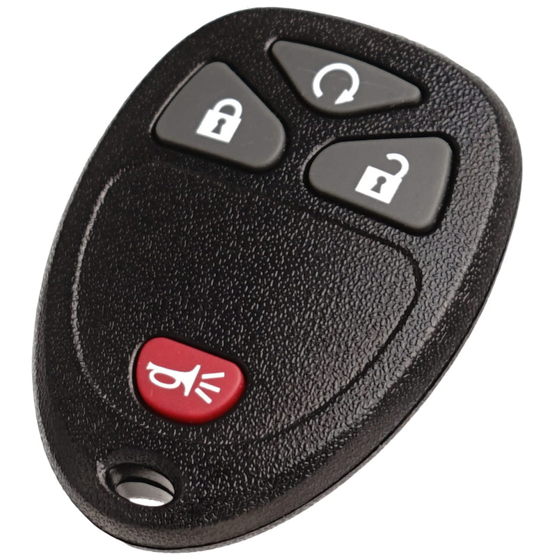 Keyless Entry Remote Start Control Key Fob Replacement Fits Chevy Silverado Avalanche Equinox Express Traverse GMC Yukon Sierra 1500 2500 3500 HD Acadia 2007 2008 2009 2010 2011 2012 2013 OUC60270