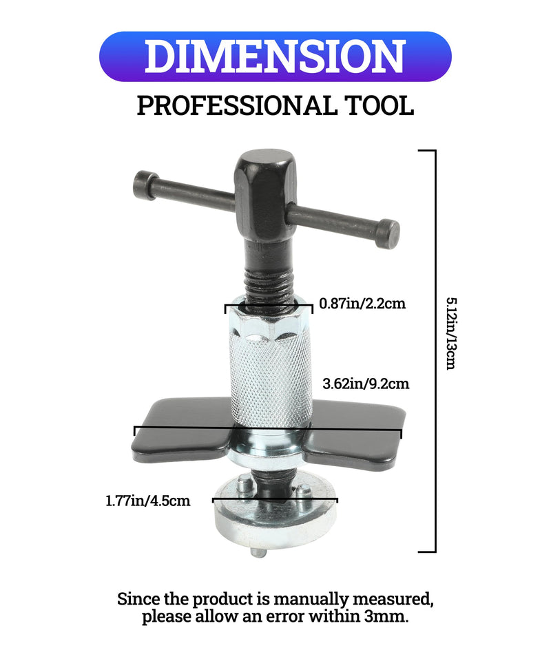 Zlirfy Brake Caliper Piston Rewind Tool,Car Accessories Car Rear Brake Pad Wind Back Tool for Disk Brake Pad,Right Handle Set Brake Caliper Wind Back Tool for Replacement of Rear Brake Pad