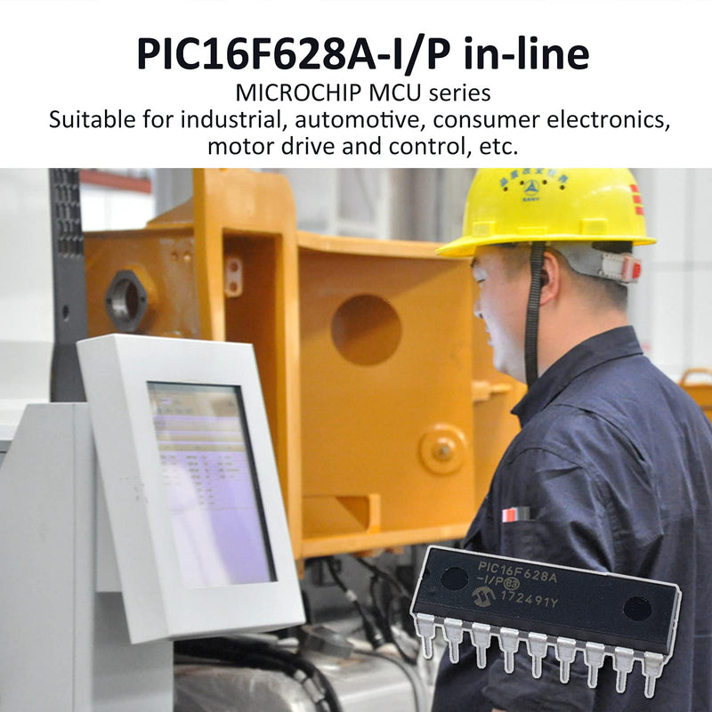 Ticfox PIC16F628A-I/P microcontroller chip