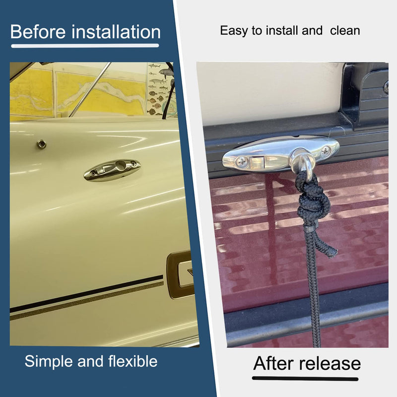Quick Release Fender Hanger 316 Stainless Steel Fender Hangers,Marine Fender Hanger use for Pontoon Boat,Boat Top Hinges,Swivel Side Mount Hinge,Quick Release Hinge Pack of 2