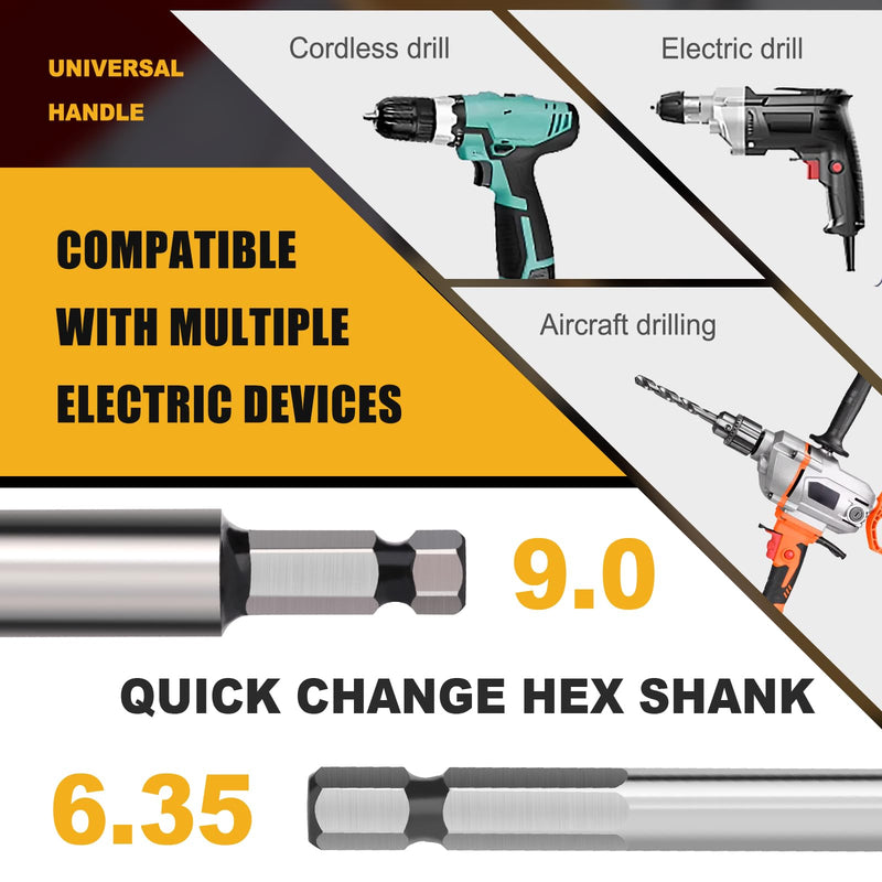 3" Forstner Drill Bit with 3/8" Quick Change Hex Shank,Triple Flute Tungsten Carbide Tipped - for Hard Wood,Soft Wood Woodworking Hinge Cutter Tool Kits for Veneered Plywood Plastic 3" | 76mm