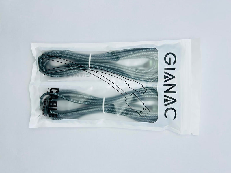 GIANAC USB C cable, [2 pieces 3 m] 3.1A charging cable USB C nylon fast charging and synchronization cable USB C for Samsung S10/S9/S8te 10te 9, Huawei P30/P20/Mate 20, Sony Xperia 3M+3M