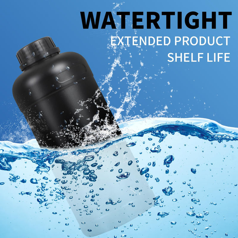 3X 1000ml Round Container Darkroom Chemical Storage Bottles Film Photo Developing Processing Equipment 1L