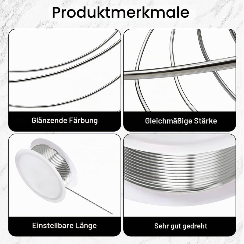 Cutting Wire Diameter 0.7 mm Polystyrene Cutter Wire, Hot Wire Cutter Heating Wire, Hot Wire, Thermal Cutting Wire for Cutting Hard Foam and Easy Cutting