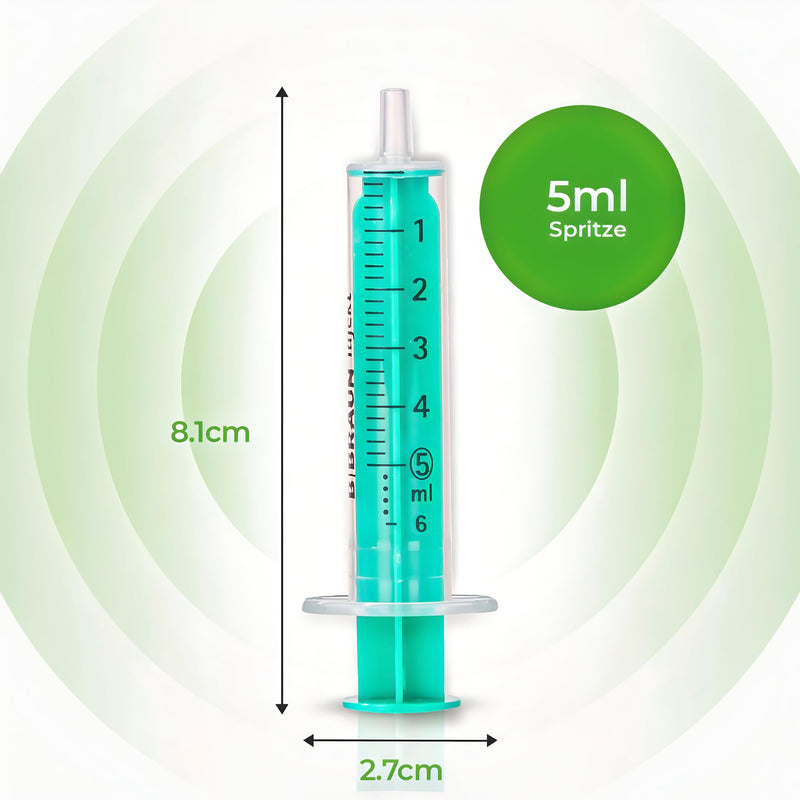 MedixX Disposable Syringes 5 ml without Needles in Various Sizes for Hobby and DIY Syringes Individually Sterile Packed in Practical Sliding Seal Bag (10 x 5 ml)