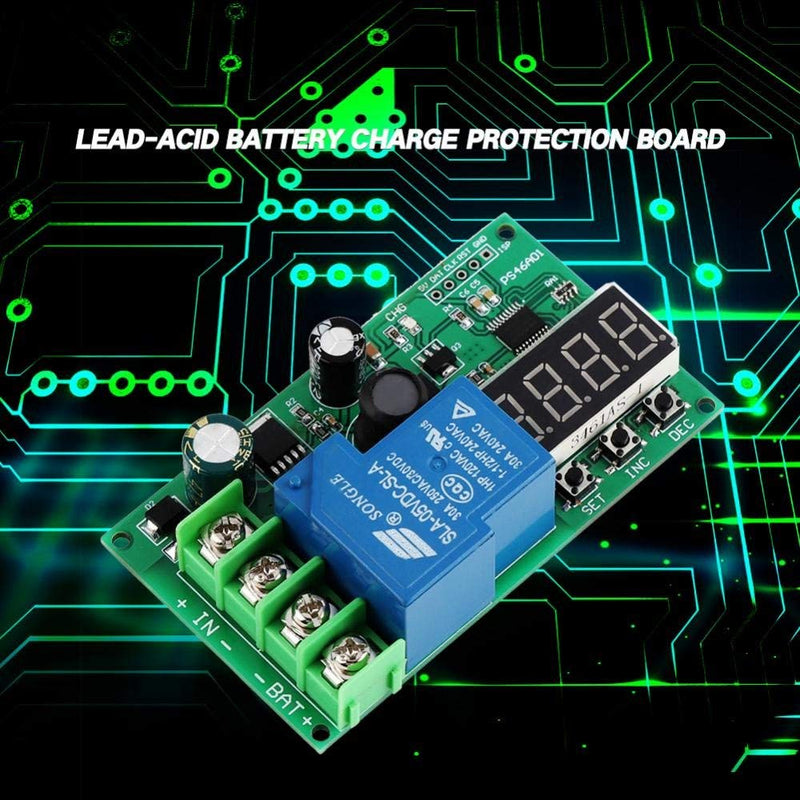 12V 24V 48V charger board, lead acid lithium battery overcharge protection board charging control module with LED display