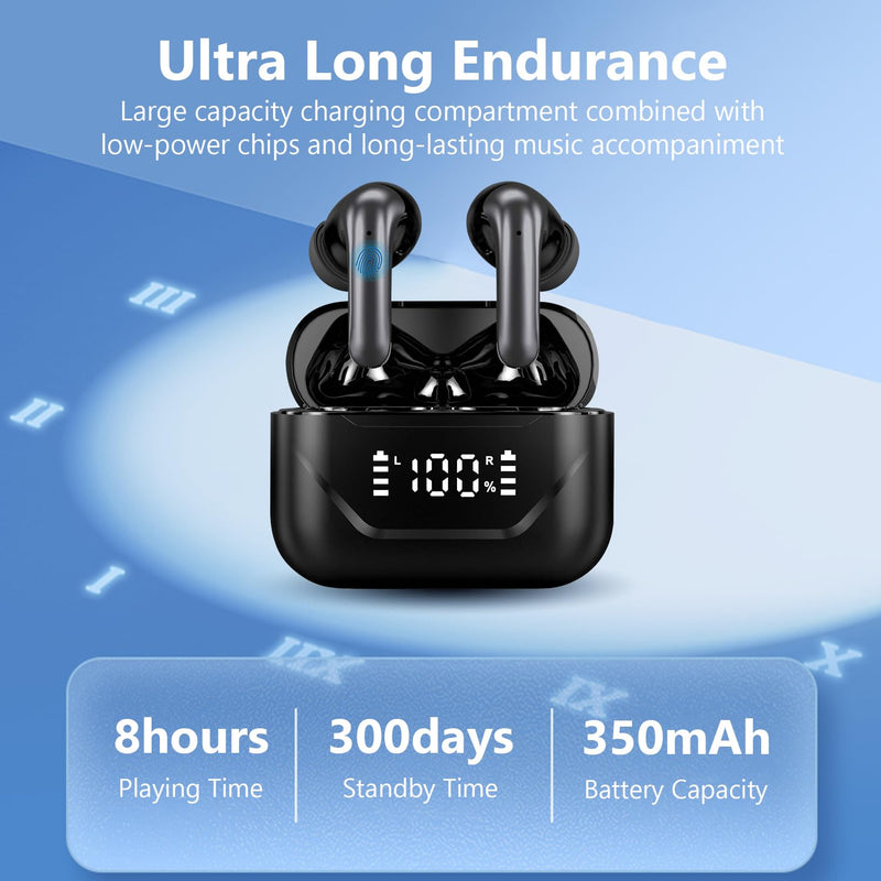 Translation Earbuds Real Time,3 in 1 Language Translator Earbuds in Real Time 144 Languages & Accents, Translation Headphones Wireless Bluetooth for iPhone and Android Ear Bud Translator(Black)