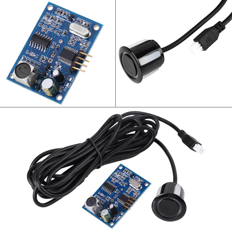 DC 5V Ultrasonic Distance Sensor Module Ultrasonic Sensor Waterproof Integrated Ultrasonic Transducer Probe with 2.5 m Cable for Horizontal Distance Measurement Obstacle Avoidance