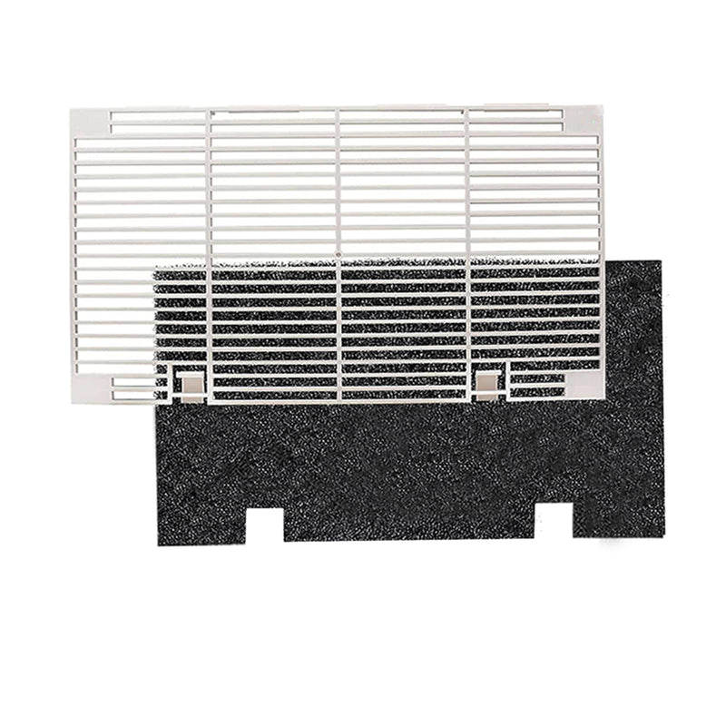 RV A/C Ducted Air Grille for Dometic 3104928.019 with Filters, Duo-Therm Replace Air Conditioner Vent cover, 14.1" x 7.7" Polar White 1set RV A/C Ducted Air Grille