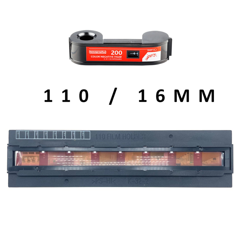 110 / 16mm + 120 & 220 / 60mm Photo Holder Assy Brownie Asp Film Holde Scanning Negative Holder Compatible with Epson Perfection V500 V550 V600