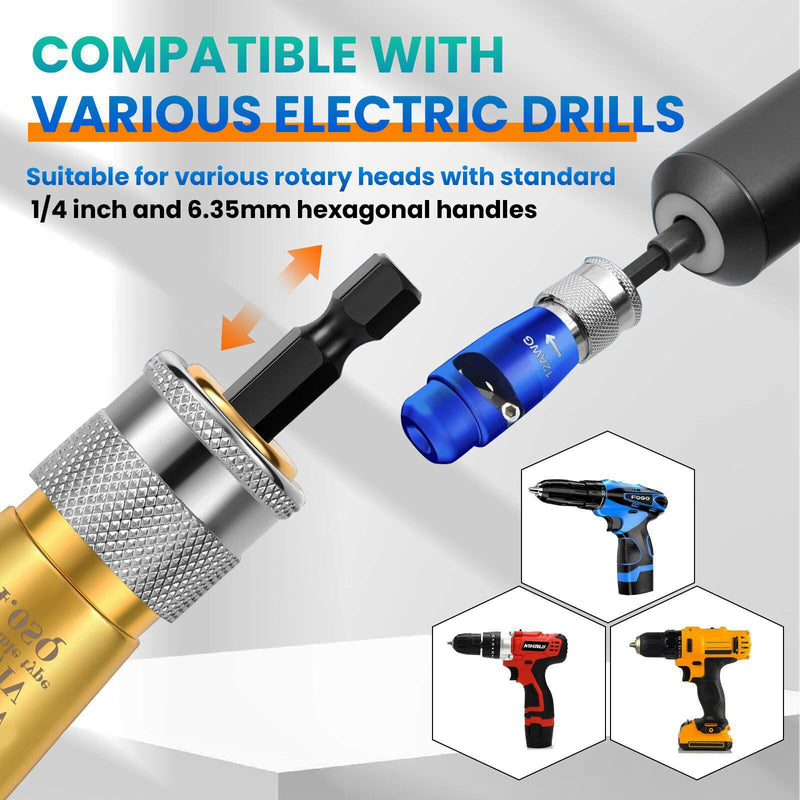 Wire Stripper for Drill, 6/8/10/12/14 AWG Wire Twister Tool for Drill, 2024 Upgrade Drill Wire Stripper and Twister Kit, Electric Wire Stripper Tool, Wire Stripping and Twisting Tool Electrical Tools Black