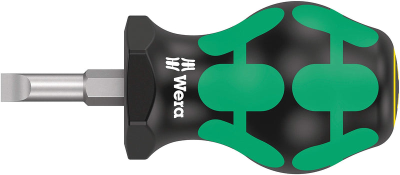 Wera 05008870001 Stubby Set 1 Screwdriver Set, 5 Pieces,Green
