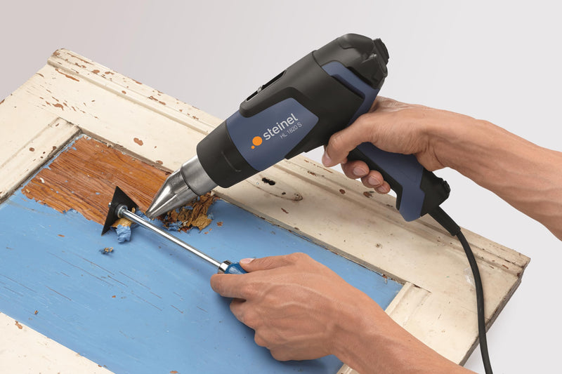 Steinel hot air gun HL 1820 S, all-round hot air gun, 3 temperature levels (50-600°C), 1800 W, 2.2 m cable
