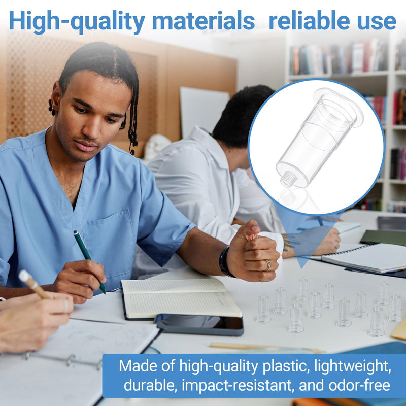 TrelaCo 200 Pack Disposable Transparent Connector, Individually Packaged,Multi Sample for Single Use, Universal Fit