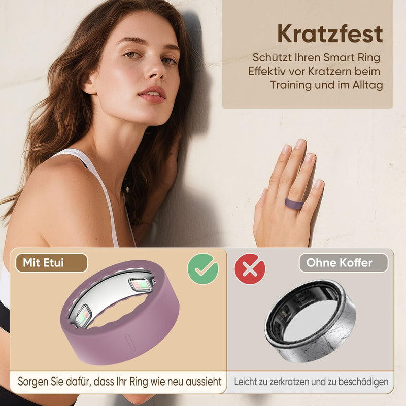 BO&DQQ 15er Pack Smart Ring Silikon-Schutzhülle Kompatibel mit Oura Ring Gen 5 - Anti-Kratzschutz, elastische Hülle für Männer & Frauen Accessoires 15 Pack Gen 5 (Size 10/11/12/13/14/15)