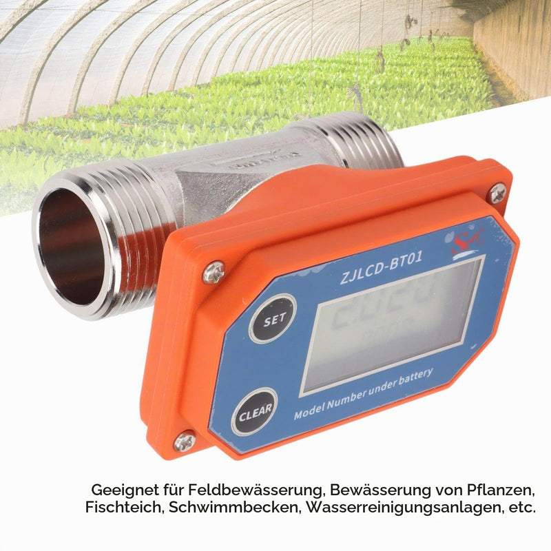 Water Flow Meter Multi Water Flow Meter Acid Resistance Large Measuring Range for Watering Farmland