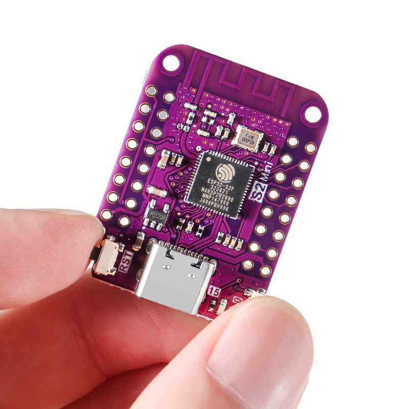 Alinan 6pcs ESP32 S2 Mini V1.0.0 WiFi IOT Board Based ESP32-S2FN4R2 ESP32-S2 4MB Flash 2MB PSRAM MicroPython