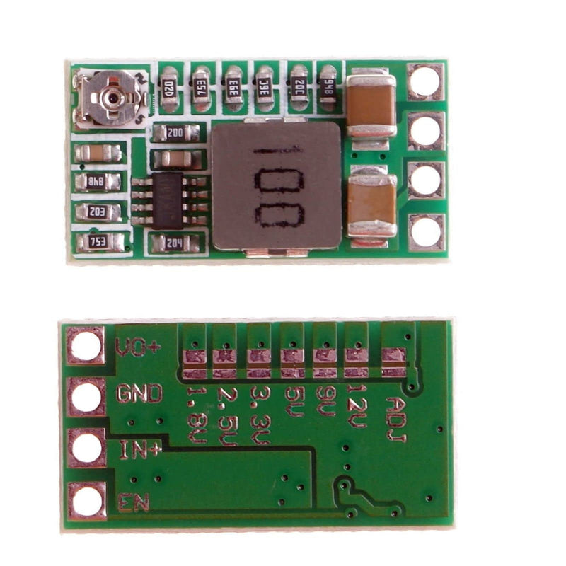 DC-DC Step Down Buck Converter 4.5-24V to 0.8-17V 5V 3A LAOMAO Mini Adjustable Voltage Converter 3.3V 5V 9V 12V Power Supply Power Module (6Pack)