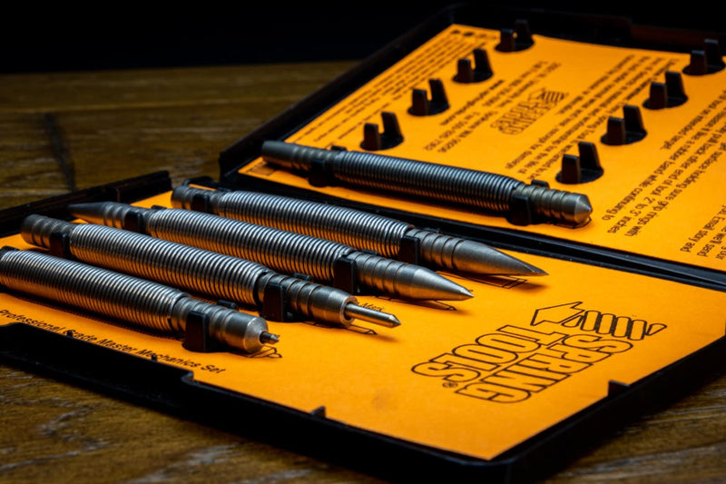 Spring Tools Master Mechanics 5-Piece Metal Working Tool Set - Auto Body Repair Kit - Made in USA - Includes Ping Hammer, HSS Punch, Cold Chisel - Professional Automotive Tools