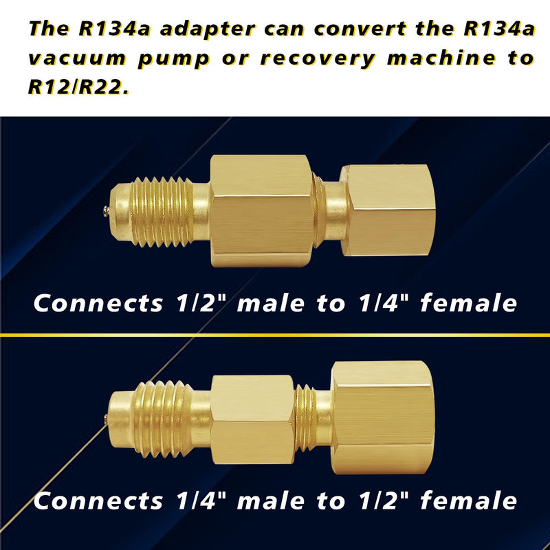 Boltigen R134A Can Tap, R134A Self-Sealing and Puncture Style Refrigerant Can Tap Valves with Refrigerant Tank Adapters for Refilling Automotive Air Conditioning Systems