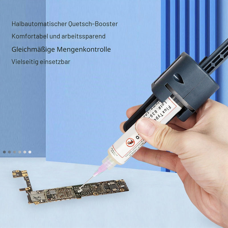 K2208 Soldering Paste Extruder Solder Paste Dispenser Solder Flux Dispenser Nozzles Portable Solder Flux Glue Dispenser with 1.3 mm