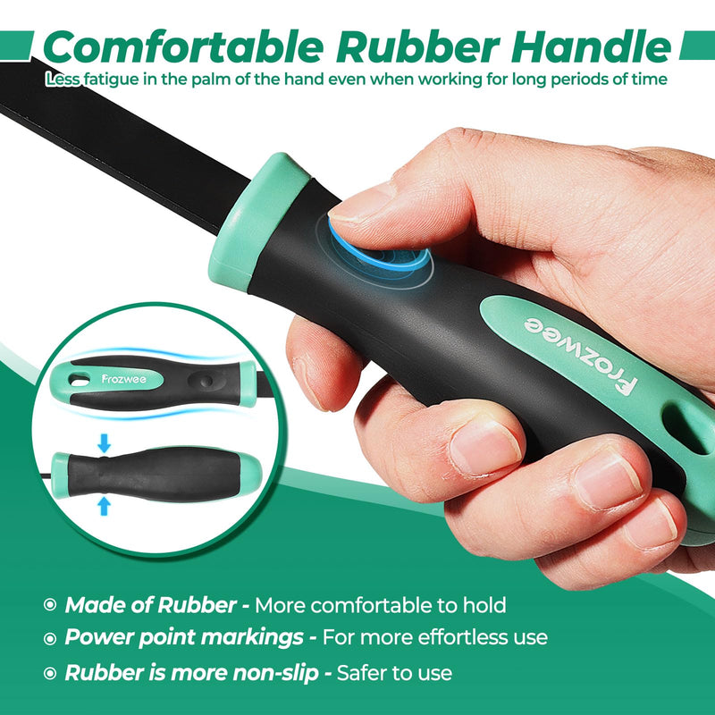 2PCS Carbide Scraper Set(1-1/4 inch & 5/8 inch),Super Gasket Scraper with Durable Tungsten Tip for Remove Gaskets, Carbon and More from Varied Surfaces 1x5/8" +1x1-1/4"