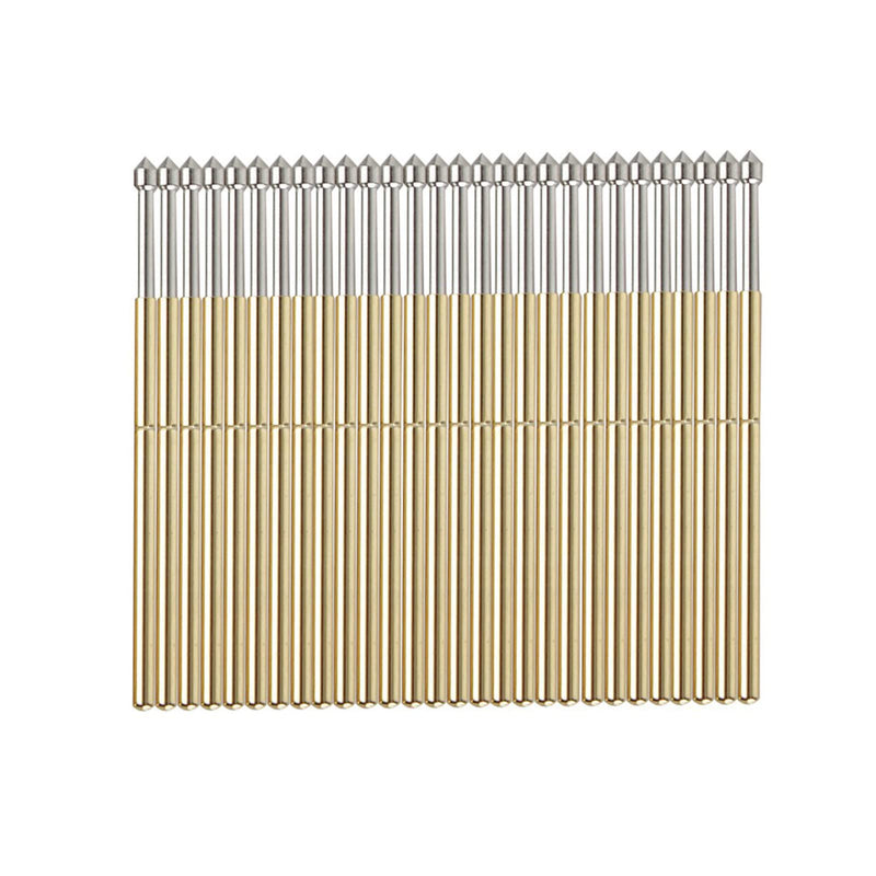 Pogo Pins 100 PCS. P100-E2 Spring Contact Diameter 1.5mm Conical Head Pogo Pin Test Tools Pogo Pin PCB Spring Test Probe Round Pogo Pin Tools