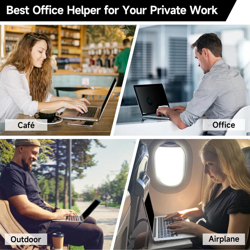 14 Inch 1920x1200 (16:10) Aspect Ratio Laptop Privacy Screen Filter, Anti Blue Light Glare & Anti Scratch Computer Privacy Shield, Not for 14" with 1920x1080P Laptops 14 Inch (Diagonal) - 16:10 Aspect Ratio