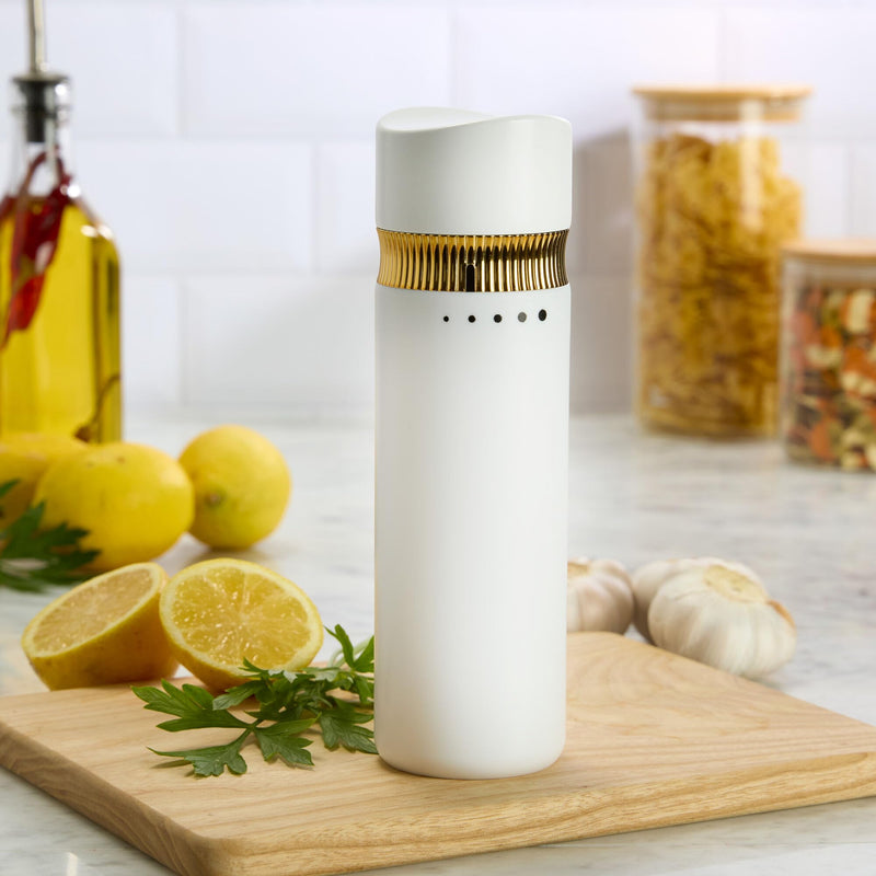 Kamenstein 8 inche Salt and Pepper Manual Grinder White