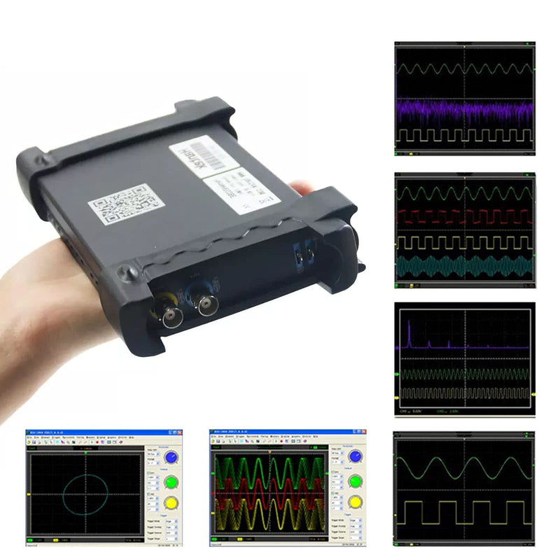 Hantek 6022BE Digital Oscilloscope Portable PC Based 2 Channels 20MHz USB Oscilloscopes