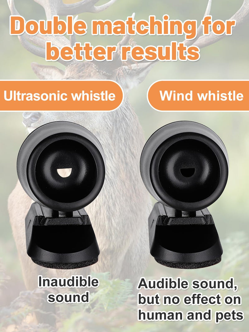 4PCS Deer Whistles for Vehicles - Deer Warning Whistles Device for Car, Wind Activated & Ultrasonic Deer Alerts with Self-Adhesive Tape for Truck Motorcycle Avoid Collisions Deer Protection 4