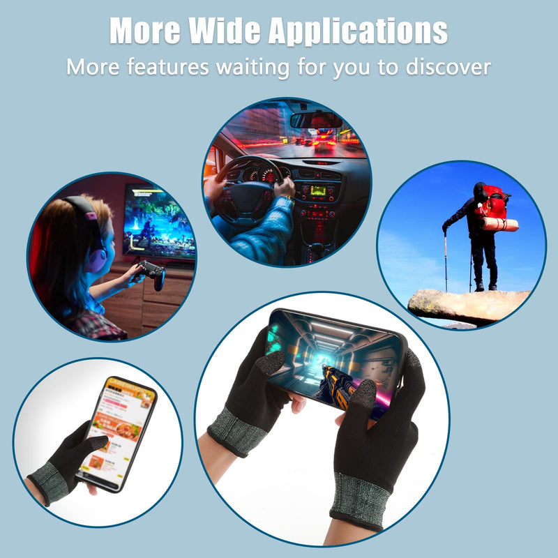 Gaming Gloves for Sweaty Hands Thumb Sleeves Gamer Gloves for Men Mobile Phone Game