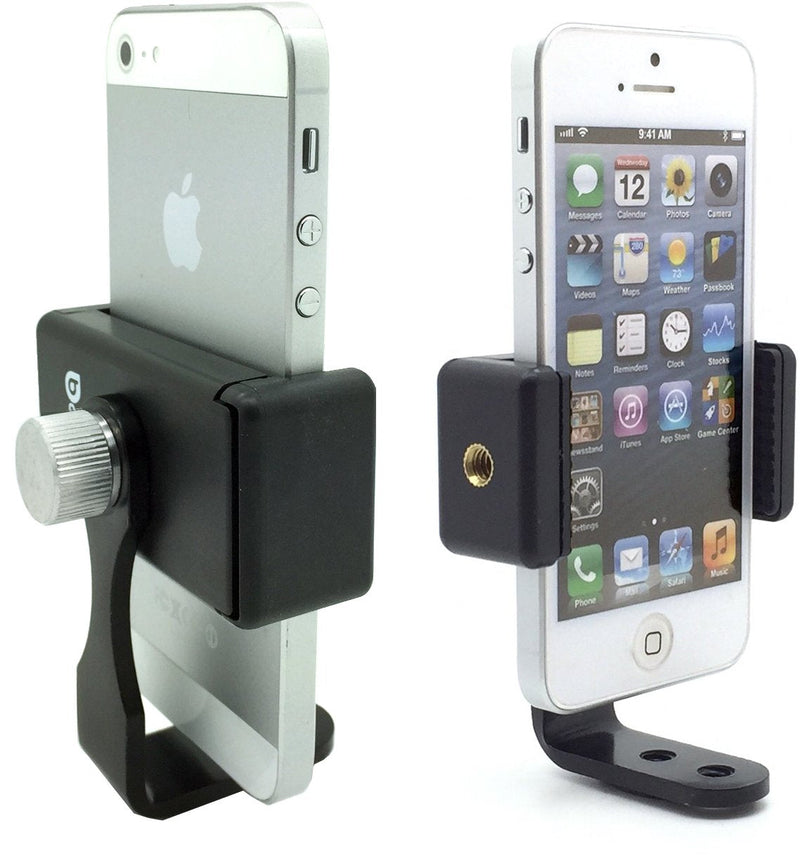 DSLR Hot Shoe Flash Camera Smartphone Live Recording Mount w/360º Rotation Thumb Screw for Apple iPhone 14 13 12 Pro MAX SE Samsung Galaxy S23 S22 One Plus Hot Shoe Mount