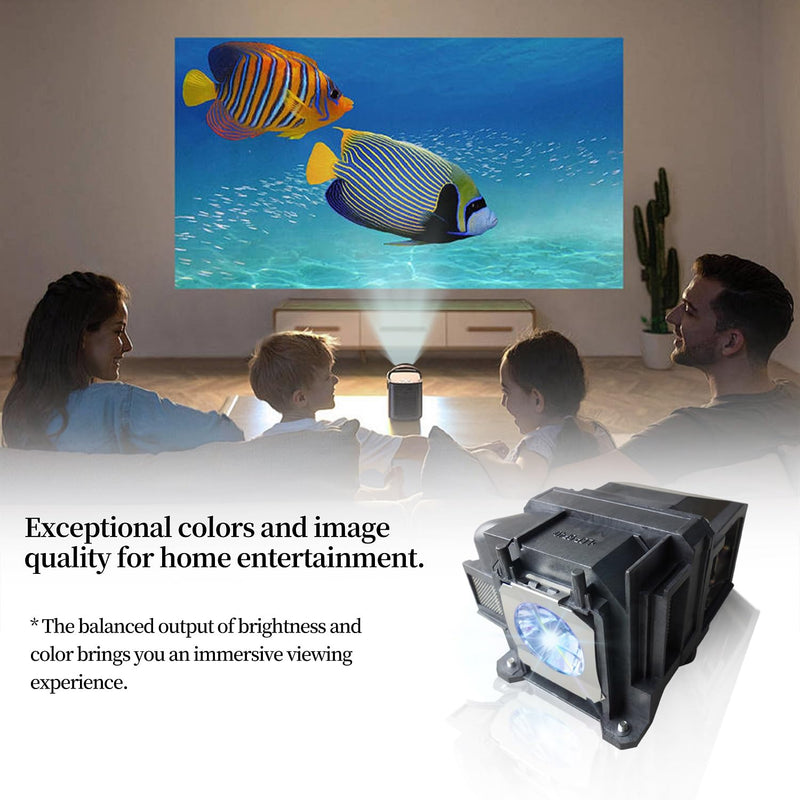 ELP LP78 Replacement Projector Lamp Bulb Compatible with Epson Powerlite Home Cinema 2030 2000 730hd 725hd 600 vs230 vs330 vs335w ex3220 ex6220 ex7220 ex7230 ex7235, with Housing ELP-LP78