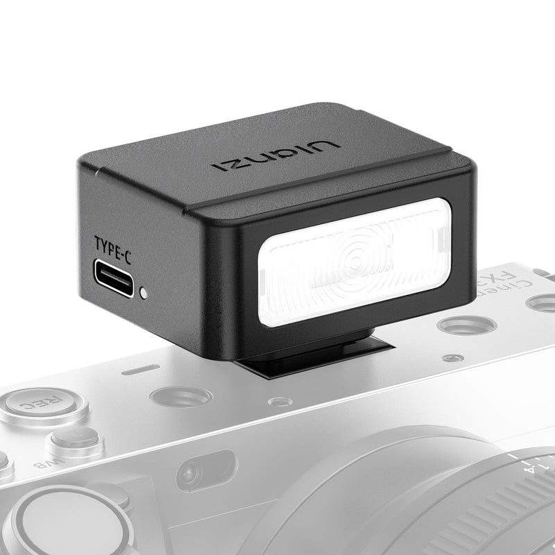 ULANZI SL01 Mini Camera Flash, GN8 6500K Mini Flash Speedlite, 4 Power Levels, Compatible with Sony ZV-1/ZV-E10/Canon/Nikon/Fuji/Panasonic/Leica/Olympus, 【Not Fits Sony ZV-1F】 SL01-Mini Flash Speedlite