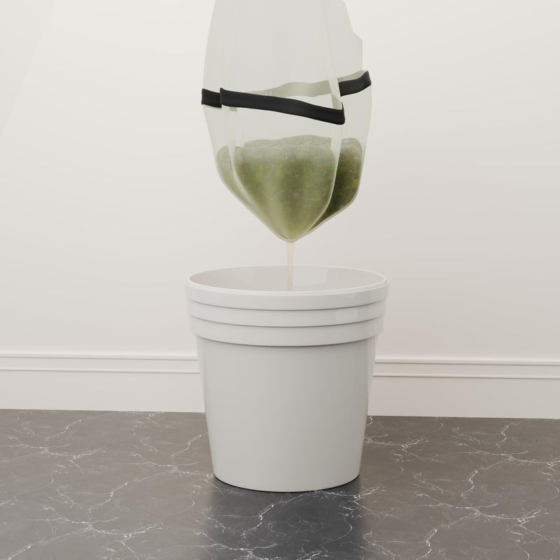 Bubble Bag - 11 Litre / 3 Gallon 220 Micron All-Mesh Zip Filter Bag 20 x 30 cm for Bubble Machine - Perfect for Herb Extraction | Essential Oils | Coffee & Beer Brewing