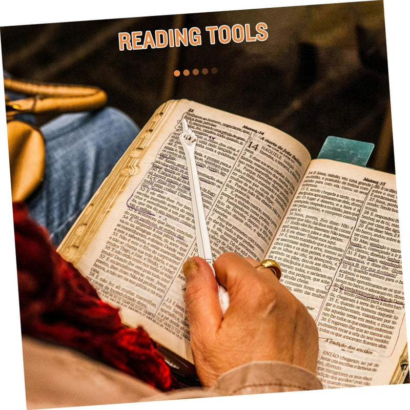 Jewish Bible Reading Pointer Tool - Elegant Silver Metal Finger Yad for Bar Mitzvah Torah Reading and Home Use - Ergonomic Design for Efficient Reading