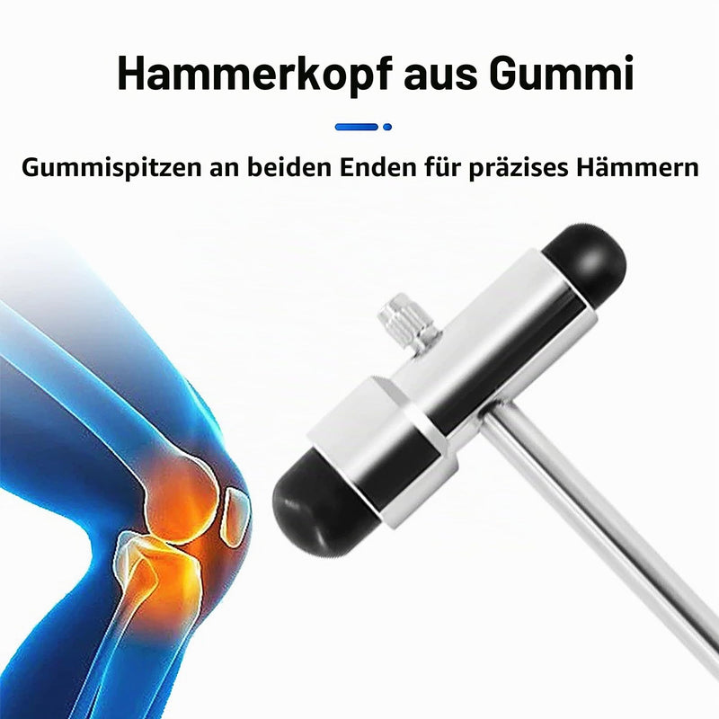 Trömner Reflex Hammer, Percussion Reflex Hammer, Neuro Reflex Hammer with Brush and Needle for Skin Reflections and Surface Reactions